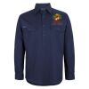 Mens Close Front Long Sleeve 150G Work Shirt Thumbnail