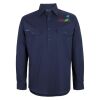 Mens Close Front Long Sleeve 150G Work Shirt Thumbnail