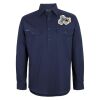 Mens Close Front Long Sleeve 150G Work Shirt Thumbnail
