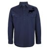 Mens Close Front Long Sleeve 150G Work Shirt Thumbnail