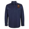 Mens Close Front Long Sleeve 150G Work Shirt Thumbnail