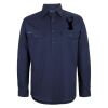 Mens Close Front Long Sleeve 150G Work Shirt Thumbnail