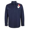 Mens Close Front Long Sleeve 150G Work Shirt Thumbnail