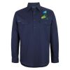 Mens Close Front Long Sleeve 150G Work Shirt Thumbnail