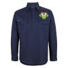 Mens Close Front Long Sleeve 150G Work Shirt Thumbnail