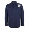 Mens Close Front Long Sleeve 150G Work Shirt Thumbnail