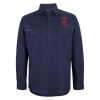 Mens Close Front Long Sleeve 150G Work Shirt Thumbnail