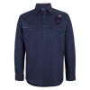 Mens Close Front Long Sleeve 150G Work Shirt Thumbnail
