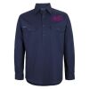 Mens Close Front Long Sleeve 150G Work Shirt Thumbnail