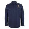 Mens Close Front Long Sleeve 150G Work Shirt Thumbnail