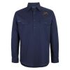 Mens Close Front Long Sleeve 150G Work Shirt Thumbnail