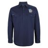 Mens Close Front Long Sleeve 150G Work Shirt Thumbnail