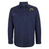 Mens Close Front Long Sleeve 150G Work Shirt Thumbnail