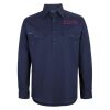 Mens Close Front Long Sleeve 150G Work Shirt Thumbnail