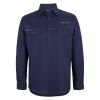 Mens Close Front Long Sleeve 150G Work Shirt Thumbnail
