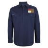 Mens Close Front Long Sleeve 150G Work Shirt Thumbnail
