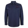 Mens Close Front Long Sleeve 150G Work Shirt Thumbnail