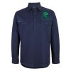 Mens Close Front Long Sleeve 150G Work Shirt Thumbnail