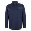 Mens Close Front Long Sleeve 150G Work Shirt Thumbnail