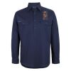 Mens Close Front Long Sleeve 150G Work Shirt Thumbnail
