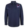 Mens Close Front Long Sleeve 150G Work Shirt Thumbnail