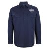 Mens Close Front Long Sleeve 150G Work Shirt Thumbnail