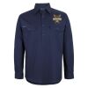Mens Close Front Long Sleeve 150G Work Shirt Thumbnail