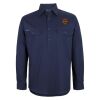 Mens Close Front Long Sleeve 150G Work Shirt Thumbnail