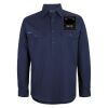 Mens Close Front Long Sleeve 150G Work Shirt Thumbnail