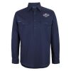 Mens Close Front Long Sleeve 150G Work Shirt Thumbnail