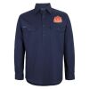 Mens Close Front Long Sleeve 150G Work Shirt Thumbnail