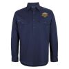 Mens Close Front Long Sleeve 150G Work Shirt Thumbnail