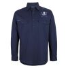 Mens Close Front Long Sleeve 150G Work Shirt Thumbnail