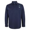 Mens Close Front Long Sleeve 150G Work Shirt Thumbnail