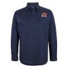 Mens Close Front Long Sleeve 150G Work Shirt Thumbnail