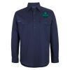 Mens Close Front Long Sleeve 150G Work Shirt Thumbnail