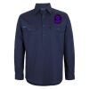 Mens Close Front Long Sleeve 150G Work Shirt Thumbnail
