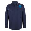 Mens Close Front Long Sleeve 150G Work Shirt Thumbnail