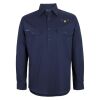 Mens Close Front Long Sleeve 150G Work Shirt Thumbnail