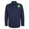 Mens Close Front Long Sleeve 150G Work Shirt Thumbnail
