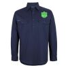 Mens Close Front Long Sleeve 150G Work Shirt Thumbnail