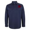 Mens Close Front Long Sleeve 150G Work Shirt Thumbnail