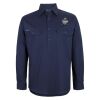 Mens Close Front Long Sleeve 150G Work Shirt Thumbnail