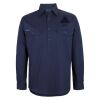 Mens Close Front Long Sleeve 150G Work Shirt Thumbnail