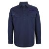 Mens Close Front Long Sleeve 150G Work Shirt Thumbnail