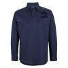Mens Close Front Long Sleeve 150G Work Shirt Thumbnail