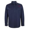 Mens Close Front Long Sleeve 150G Work Shirt Thumbnail