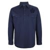 Mens Close Front Long Sleeve 150G Work Shirt Thumbnail