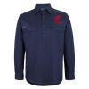 Mens Close Front Long Sleeve 150G Work Shirt Thumbnail