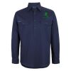 Mens Close Front Long Sleeve 150G Work Shirt Thumbnail